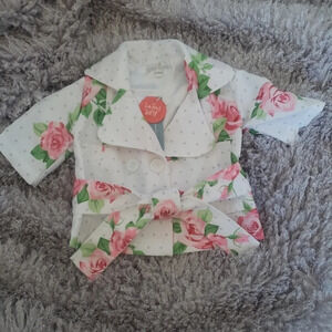 Floral print jacket 0-3 Month